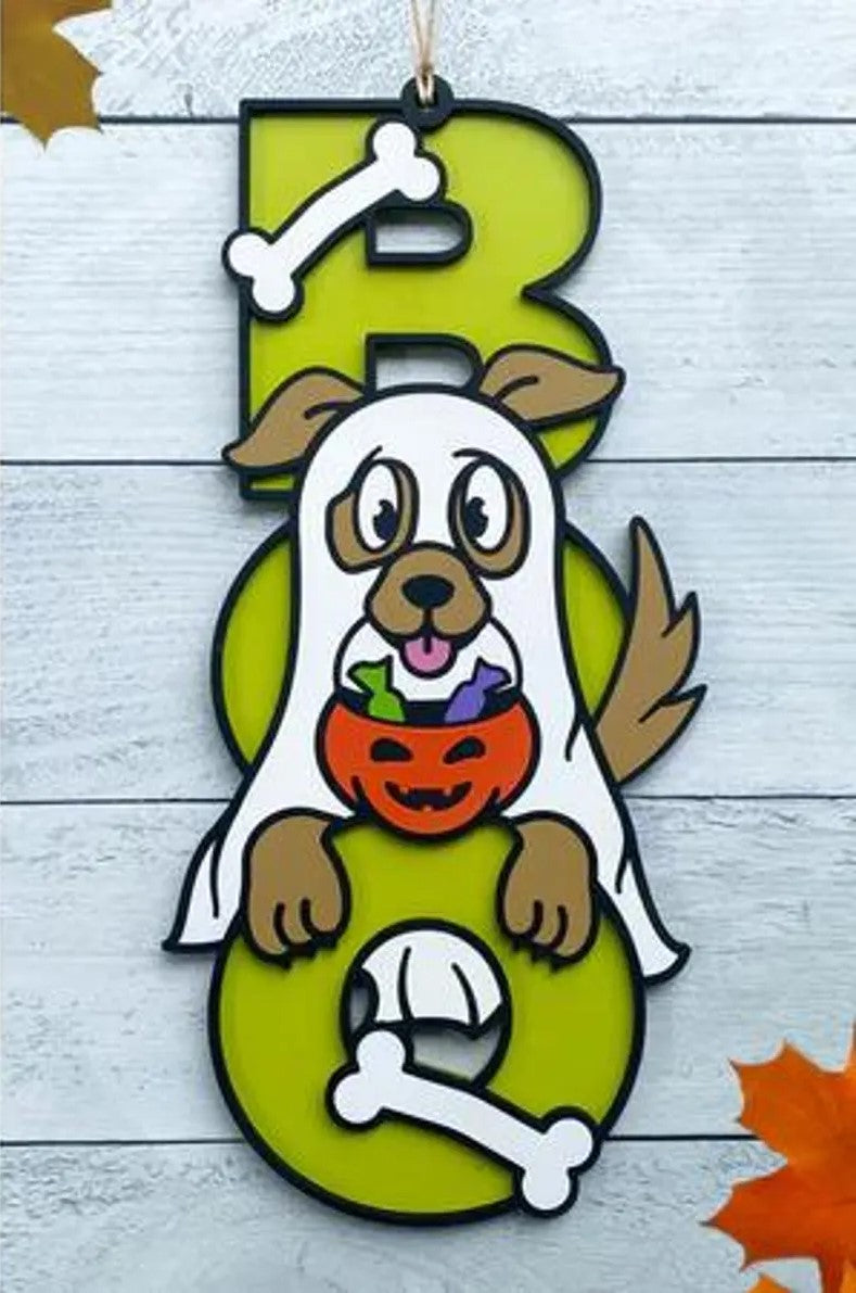Halloween Door Sign (Multiple Options); Boo Bee Sign; Ghost Bee Sign; Halloween Boo Bees; Halloween Bee Decoration; Boo Sign; Bumblebee Sign