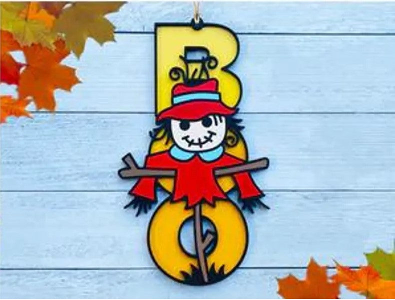 Halloween Door Sign (Multiple Options); Boo Bee Sign; Ghost Bee Sign; Halloween Boo Bees; Halloween Bee Decoration; Boo Sign; Bumblebee Sign
